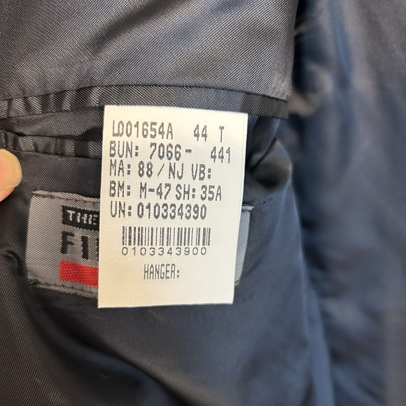 Ralph Lauren Chaps Blazer Mens 44L Blue Wool Gold Button Sport Coat Made Canada - Picture 6 of 16